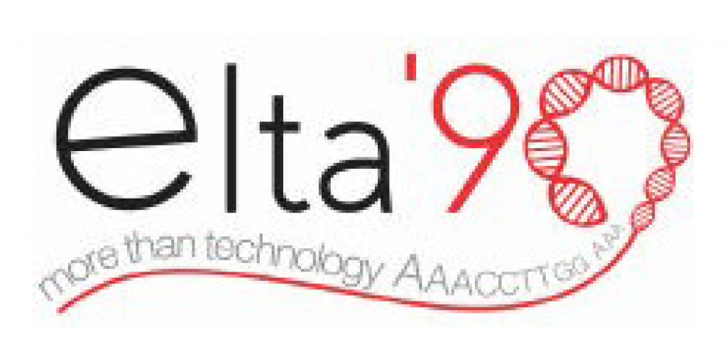Elta90 Group logo: Romanian IVF equipment distributor.